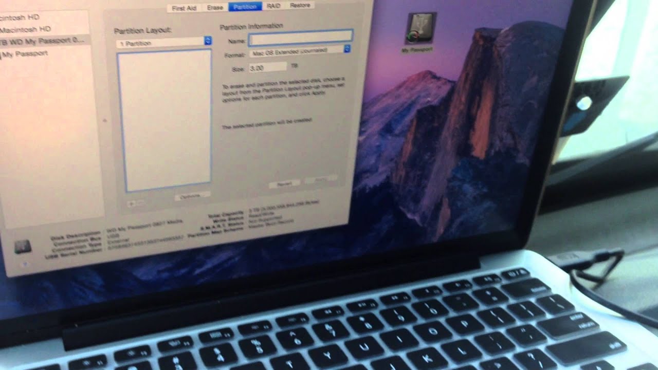wd my passport for mac not showing on mac