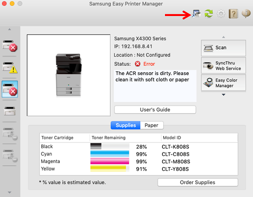 scan application for samsung easy printer manager mac